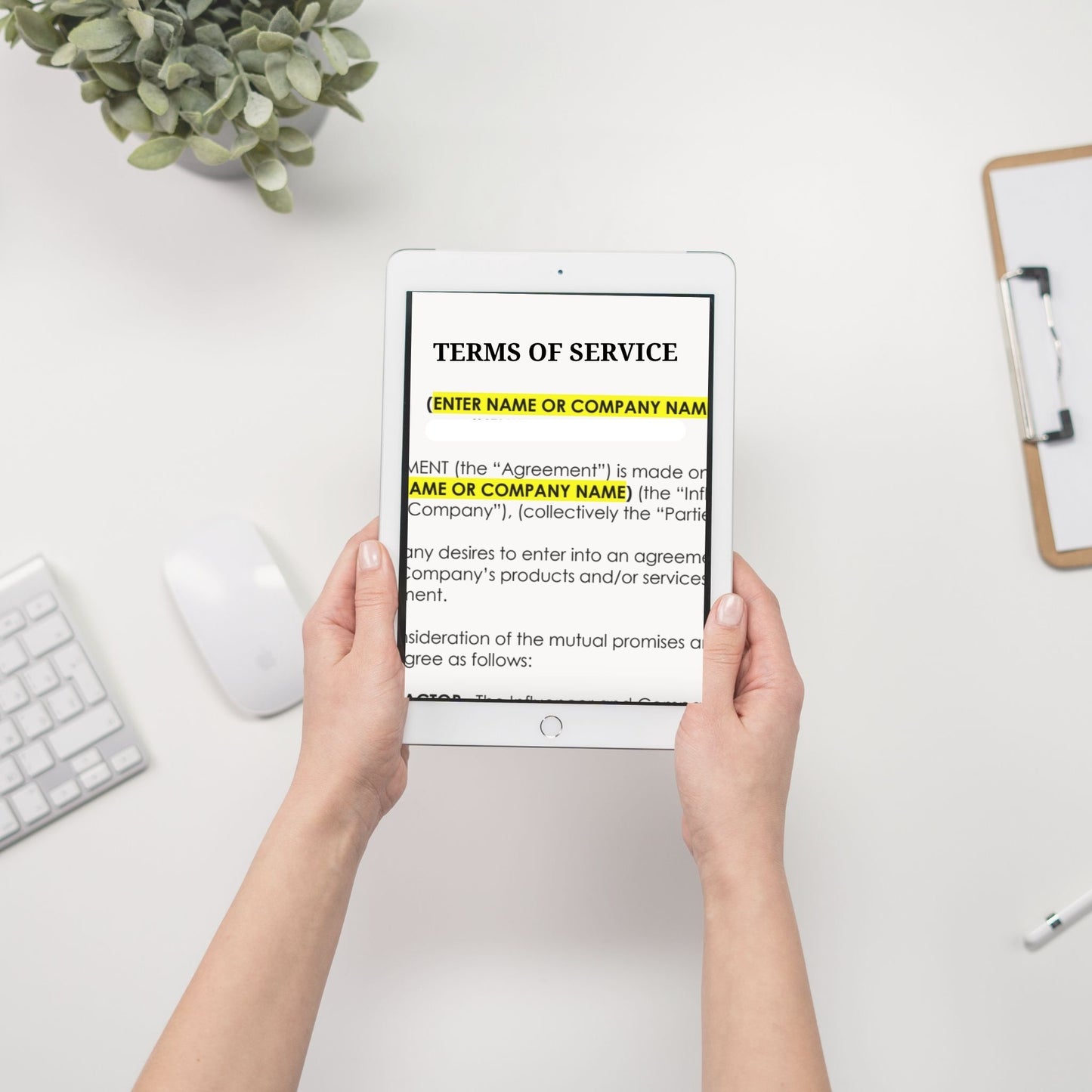 Terms of Service for Events