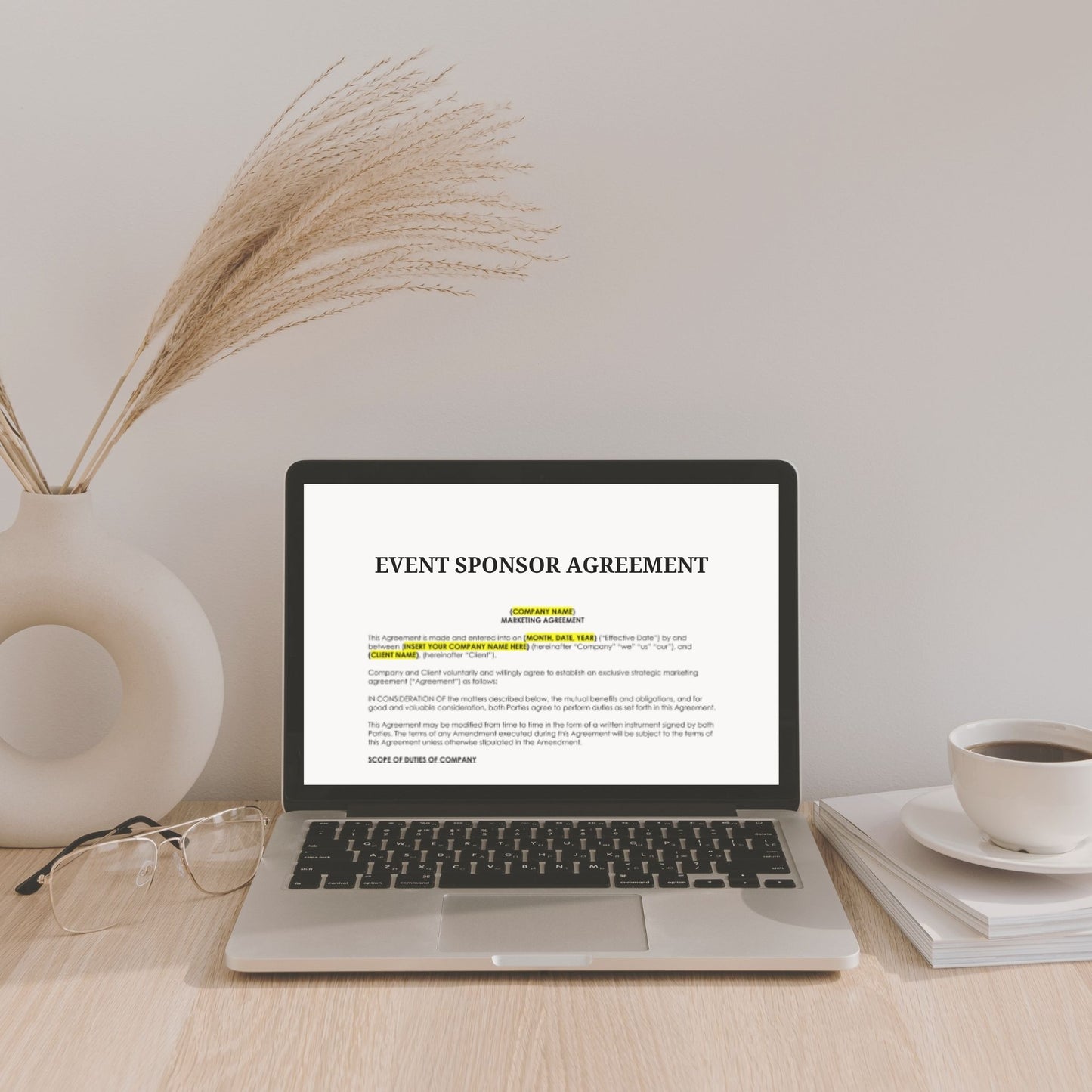 Event Sponsor Agreement