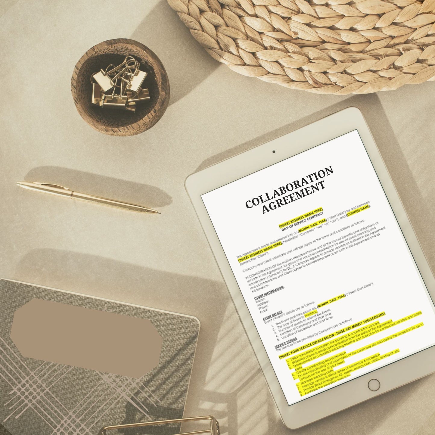 Collaboration Agreement with Co-Coach for Course or Mastermind