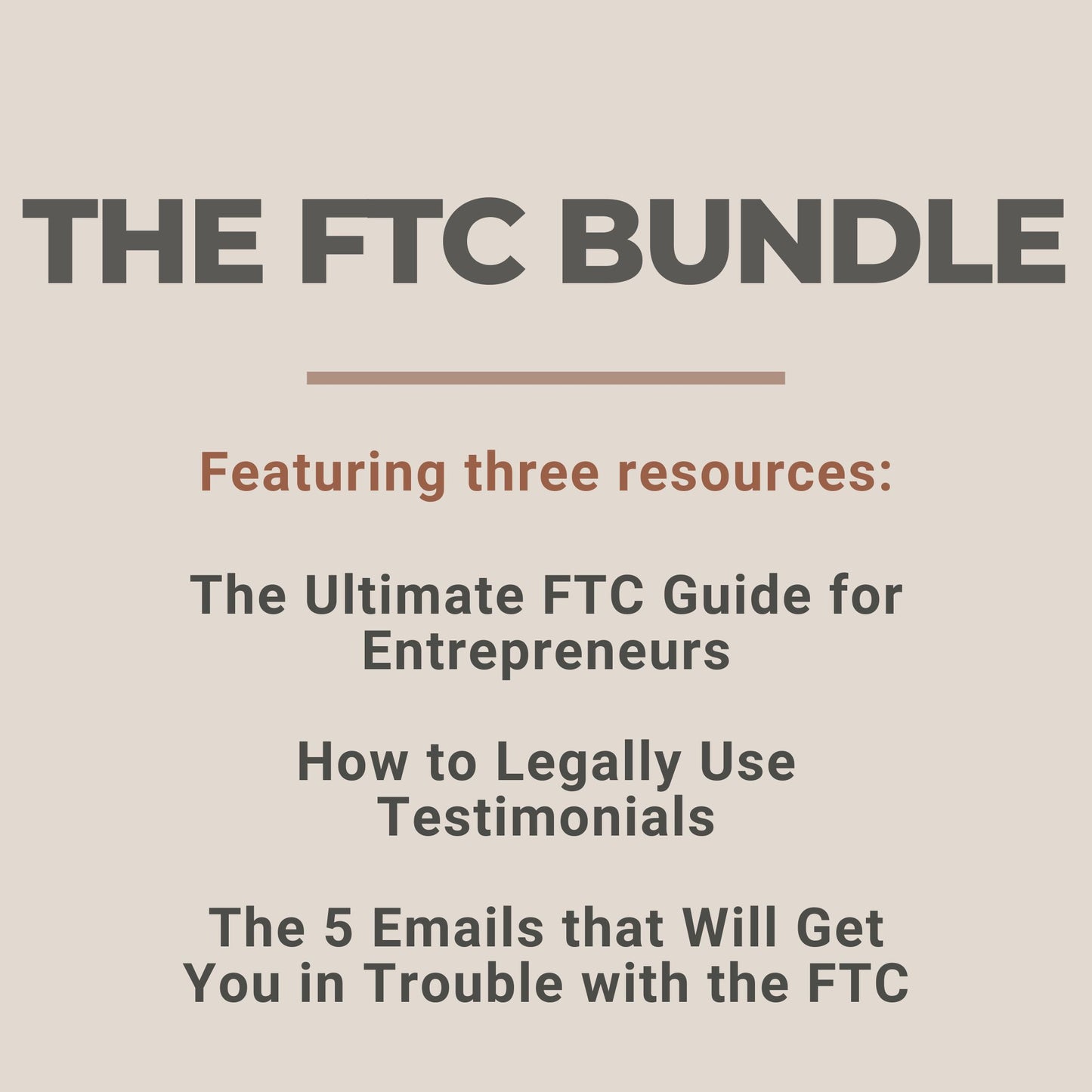 The FTC Bundle