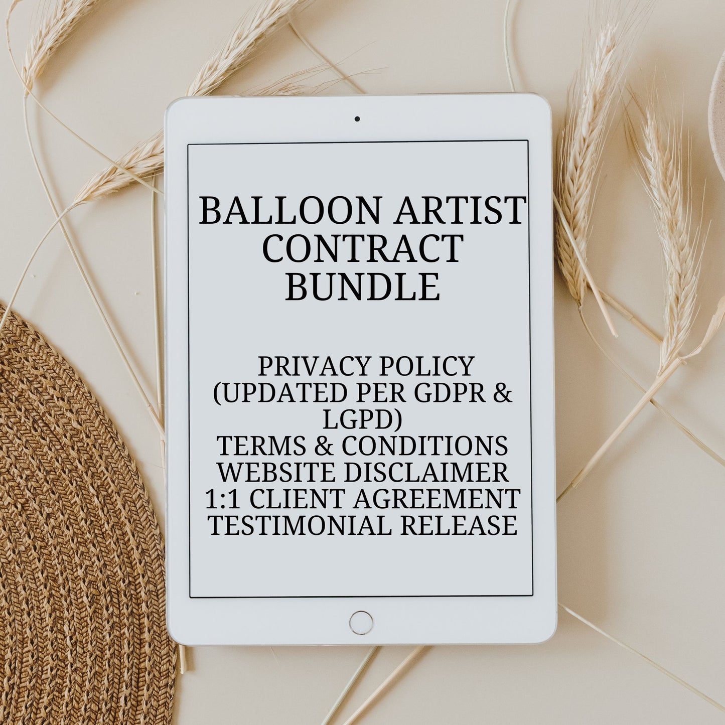 Balloon Artist Contract Bundle