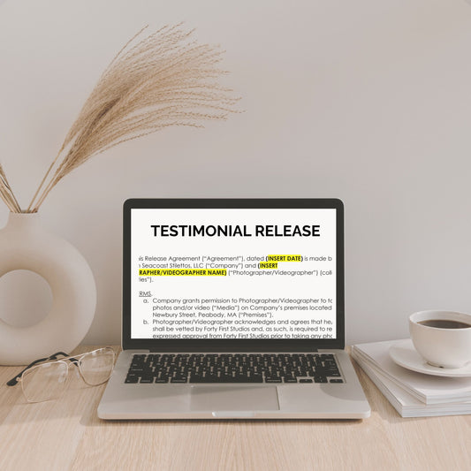 Testimonial Release Form + Guide